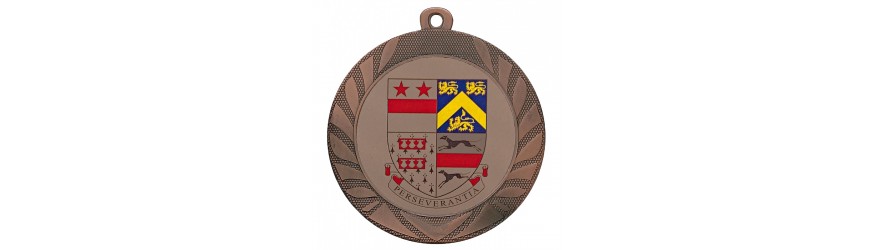 70MM IRON CUSTOM MEDAL - GOLD, SILVER OR BRONZE